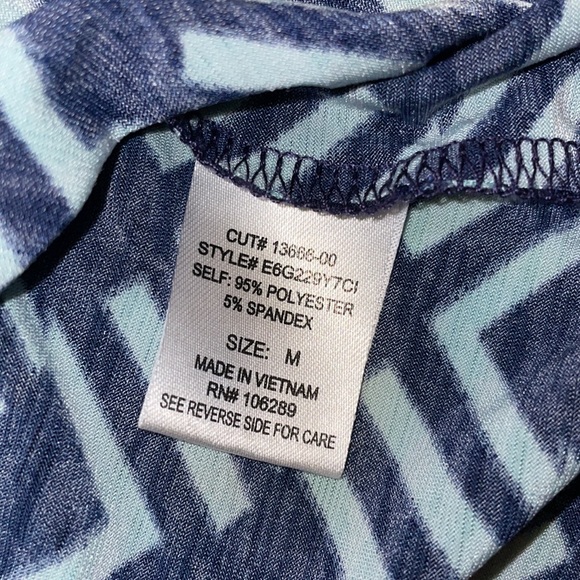 •TRIXXI•NAVY AND MINT TURQUOISE BOHO RUFFLE CHEST MAXI DRESS SIZE MEDIUM EUC - Picture 10 of 12